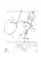 DIRECTION pour Yamaha YZ250Y1 de 2009
