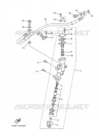 MAITRE CYLINDRE DE FREIN ARRIERE pour Yamaha YZ250Y1 de 2009