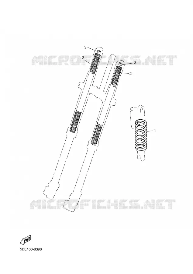 PIÈCES OPTIONNELLES - PARTIE CYCLE Yamaha MOTO 426 2001 YZF  YZ426F