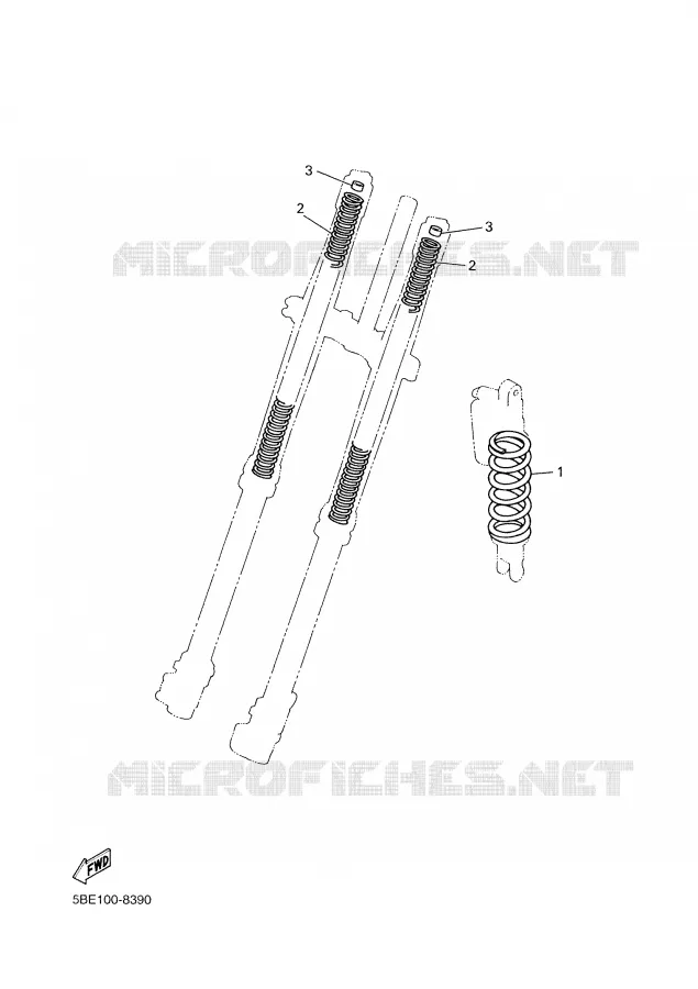 PIÈCES OPTIONNELLES - PARTIE CYCLE Yamaha MOTO 426 2001 YZF  YZ426FN