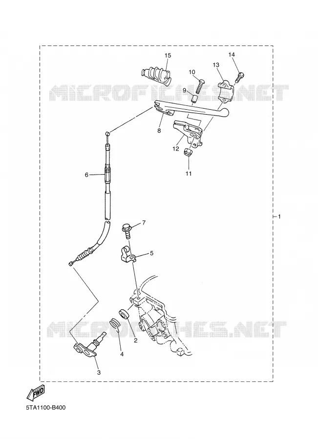 PIÈCES OPTIONNELLES Yamaha MOTO 450 2003 YZF  YZ450FR
