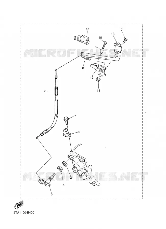 PIÈCES OPTIONNELLES Yamaha MOTO 450 2003 YZF  YZ450FR