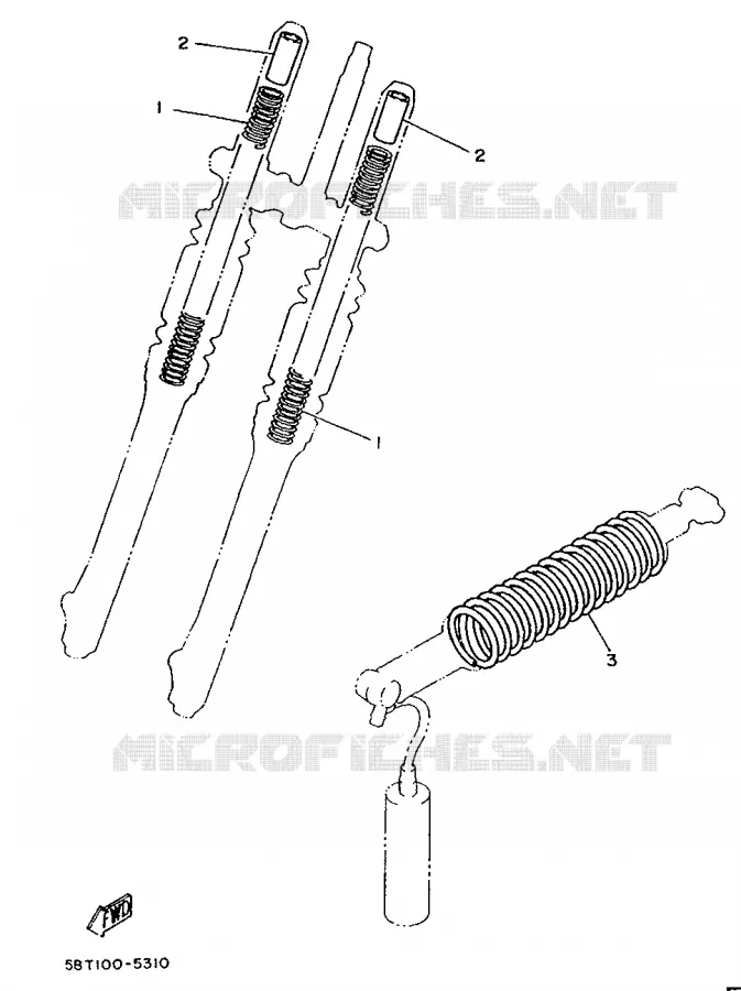 ALTERNATIVE PARTIE CYCLE 1 Yamaha MOTO 80 1989 YZ  YZ80