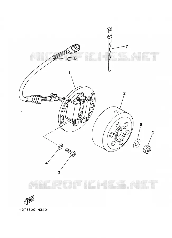 ALLUMAGE Yamaha MOTO 80 2000 YZ  YZ80