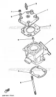 CYLINDRE pour Yamaha YZ80A de 1990