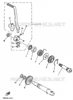 DEMARREUR pour Yamaha YZ80A de 1990