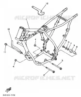 CADRE pour Yamaha YZ80A de 1990