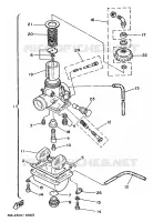 CARBURATEUR pour Yamaha YZ80A de 1990