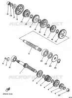 TRANSMISSION pour Yamaha YZ80LC de 1992