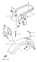 GARDE BOUE pour Yamaha YZ80LC de 1992