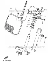 DIRECTION pour Yamaha YZ80LC de 1992