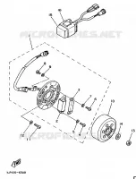 ALLUMAGE pour Yamaha YZ80LC de 1992