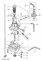CARBURATEUR pour Yamaha YZ80LC de 1992