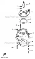 CYLINDRE pour Yamaha YZ80LC de 1997