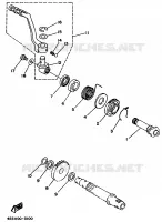DEMARREUR pour Yamaha YZ80LC de 1997