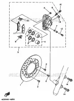 ETRIER DE FREIN AVANT pour Yamaha YZ80LC de 1997
