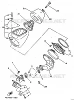 ADMISSION pour Yamaha YZ80LC de 1997