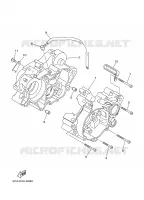 CARTER MOTEUR pour Yamaha YZ85LW de 2005