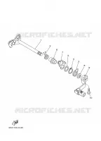 AXE DE SELECTEUR / PEDALE pour Yamaha YZ85LW de 2005