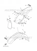 GARDE BOUE pour Yamaha YZ85LW de 2005