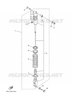 AMORTISSEUR ARRIERE pour Yamaha YZ85LW de 2005