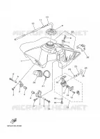 RESERVOIR A ESSENCE pour Yamaha YZ85LW de 2005