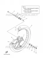 ROUE AVANT pour Yamaha YZ85LW de 2005