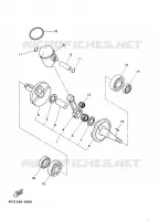VILEBREQUIN / PISTON pour Yamaha YZ85LW de 2006
