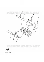 BARILLET DE SELECTION / FOURCHETTE pour Yamaha YZ85LW de 2006