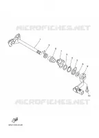 AXE DE SELECTEUR / PEDALE pour Yamaha YZ85LW de 2006