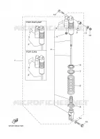 AMORTISSEUR ARRIERE pour Yamaha YZ85LW de 2006