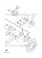 ETRIER DE FREIN ARRIERE pour Yamaha YZ85LW de 2006
