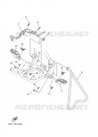 BEQUILLE / REPOSE PIEDS pour Yamaha YZ85LW de 2006