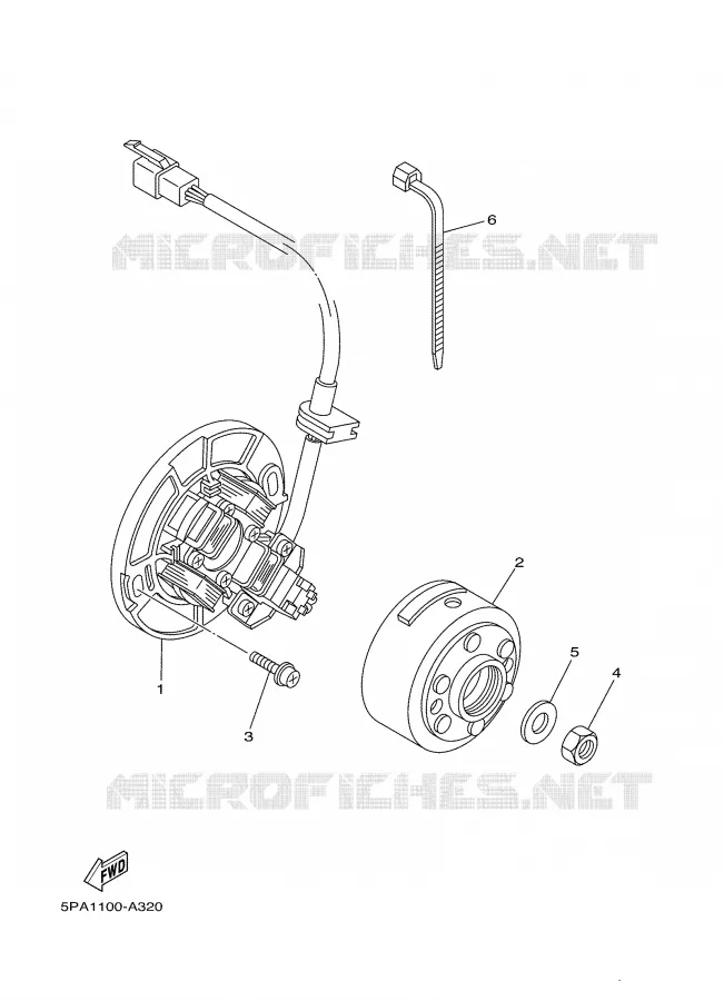 ALLUMAGE Yamaha MOTO 85 2005 YZ  YZ85T