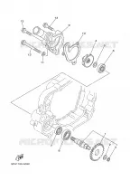 POMPE A EAU / DURITES pour Yamaha YZ85V de 2006