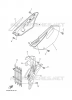 COUVERCLE LATERAL pour Yamaha YZ85V de 2006