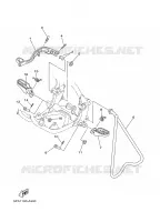 BEQUILLE / REPOSE PIEDS pour Yamaha YZ85V de 2006