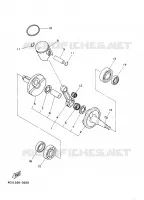VILEBREQUIN / PISTON pour Yamaha YZ85W1 de 2007