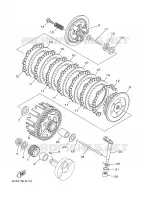 EMBRAYAGE DE DEMARREUR pour Yamaha YZ85W1 de 2007