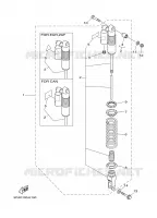 AMORTISSEUR ARRIERE pour Yamaha YZ85W1 de 2007