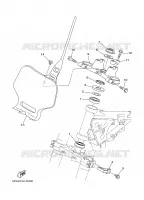 DIRECTION pour Yamaha YZ85W1 de 2007