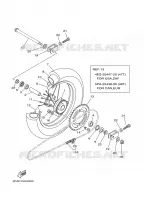 ROUE ARRIERE pour Yamaha YZ85W1 de 2007
