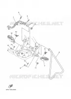 BEQUILLE / REPOSE PIEDS pour Yamaha YZ85W1 de 2007